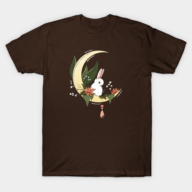 Year of the Rabbit Moon T-Shirt by Bee and Clover Designs